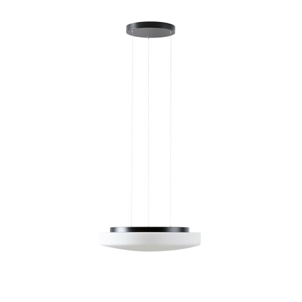 OSMONT EDN67955 EDNA LE5 závěsné skleněné svítidlo černá / bílá IP40 4000 K 34W LED