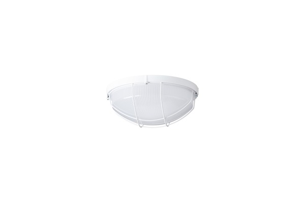 OSMONT ELE57255 ELEKTRA 4 stropní/nástěnné průmyslové plastové svítidlo bílá IP65 3000 K 15W LED HF