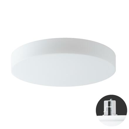 OSMONT ELS68148 ELSA V5 stropní/nástěnné skleněné polovestavné svítidlo bílá IP44 3000 K 36W LED