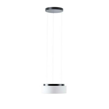 OSMONT ERI67382 ERIS LE2 závěsné skleněné svítidlo černá / bílá IP40 3000 K 13W LED