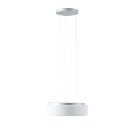OSMONT ERI67390 ERIS LE3 závěsné skleněné svítidlo stříbrná / bílá IP40 3000 K 34W LED
