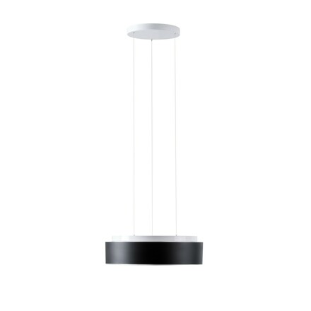 OSMONT ERI67896 ERIS LEC3 závěsné skleněné svítidlo bílá / bílo - černá IP40 4000 K 24W LED