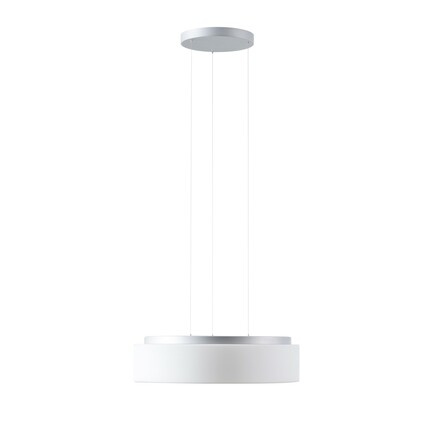 OSMONT ERI67906 ERIS LE4 závěsné skleněné svítidlo stříbrná / bílá IP40 4000 K 48W LED