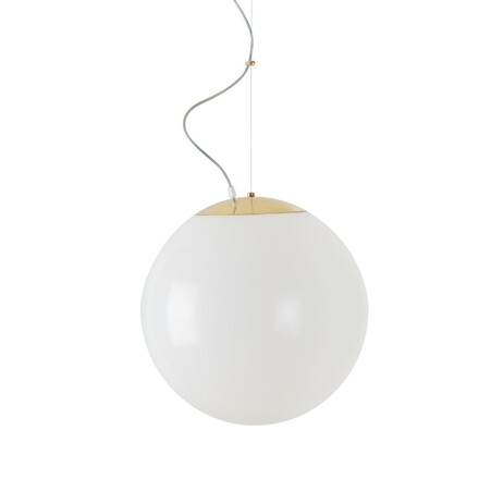 OSMONT ISI63008 ISIS L3 HP závěsné plastové svítidlo mosaz leštěná / bílá IP40 3000 K 52W LED