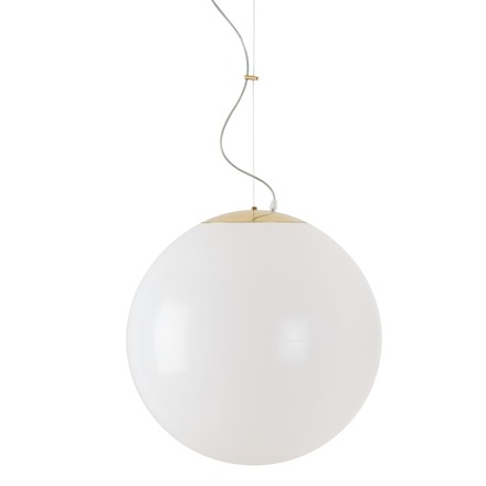 OSMONT ISI63030 ISIS L4 HP závěsné plastové svítidlo mosaz leštěná / bílá IP40 3000 K 58W LED DALI