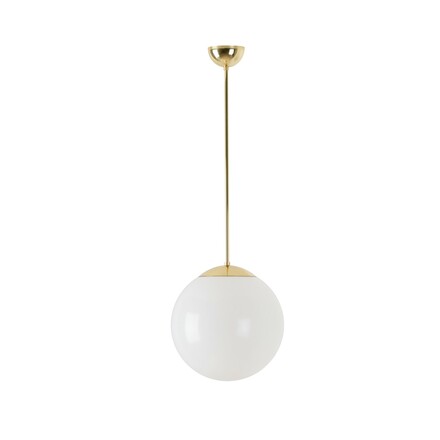 OSMONT ISI63370 ISIS P2 PM závěsné plastové svítidlo mosaz leštěná / bílá IP40 3000 K 20W LED