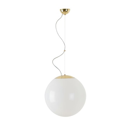OSMONT ISI64207 ISIS L3 PM závěsné plastové svítidlo mosaz leštěná / bílá IP40 3000 K 27W LED