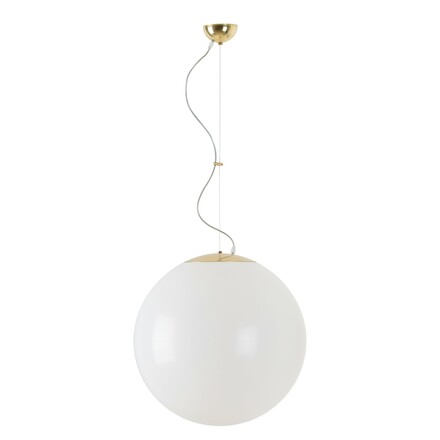 OSMONT ISI64237 ISIS L4 PM závěsné plastové svítidlo mosaz leštěná / bílá IP40 3000 K 41W LED