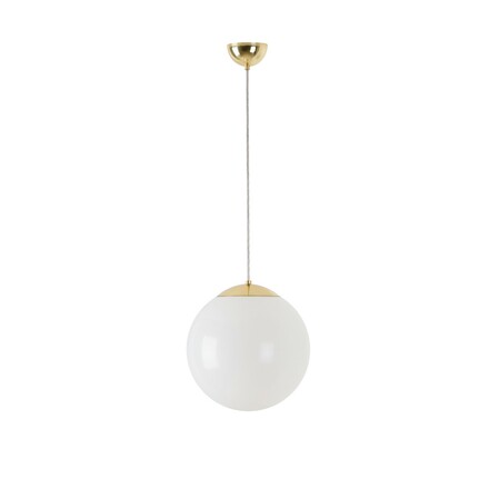 OSMONT ISI64299 ISIS S2 PM závěsné plastové svítidlo mosaz leštěná / bílá IP40 3000 K 20W LED