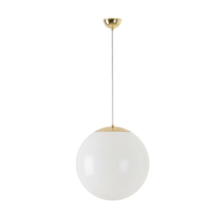 OSMONT ISI64311 ISIS S3 PM závěsné plastové svítidlo mosaz leštěná / bílá IP40 3000 K 27W LED