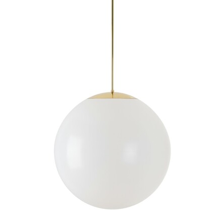 OSMONT ISI64647 ISIS P4 PM HP závěsné plastové svítidlo mosaz leštěná / bílá IP40 4000 K 59W LED