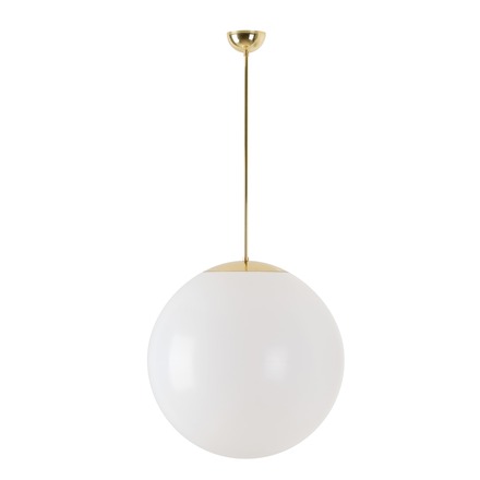 OSMONT ISI66123 ISIS P4 závěsné plastové svítidlo mosaz leštěná / bílá IP40 3000 K 41W LED DALI