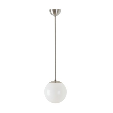 OSMONT ISI72861 ISIS P1 PM závěsné plastové svítidlo kartáčovaná nerez / bílá IP40 4000 K 8W LED