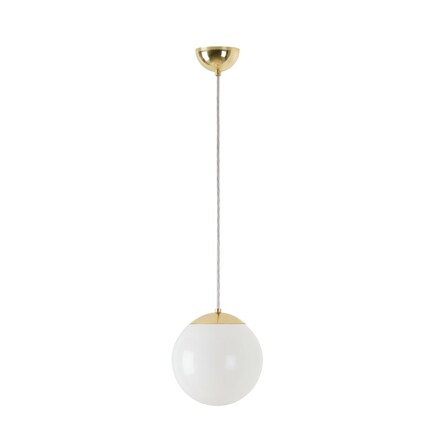 OSMONT ISI72894 ISIS S1 PM závěsné plastové svítidlo mosaz / bílá IP40 4000 K 8W LED