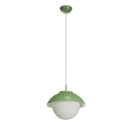OSMONT LUK60032 LUKIDA ST2 závěsné skleněné svítidlo zelená / bílá IP40 3000 K 20W LED