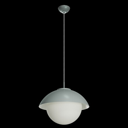 OSMONT LUK60040 LUKIDA ST3 závěsné skleněné svítidlo šedá / bílá IP40 3000 K 27W LED