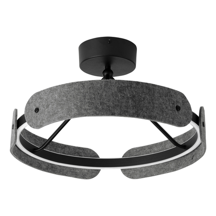 LEDVANCE stropní svítidlo Decor Curve Felt 33 W 220-240 V 3000 K tmavě šedé