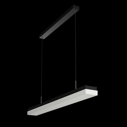 OSMONT MAT60086 MATAR LE5 závěsné plastové svítidlo černá / bílá IP40 3000 K 26W LED