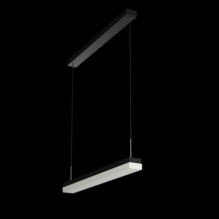 OSMONT MAT60554 MATAR LE1 závěsné plastové svítidlo černá / bílá IP40 4000 K 13W LED