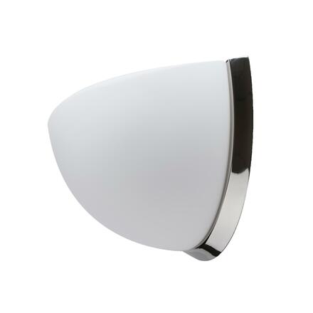 OSMONT NEL44608 NELA DL3 nástěnné skleněné svítidlo nerez leštěná / bílá IP43 2x25W E27
