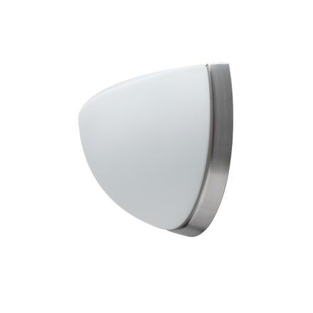 OSMONT NEL59452 NELA DL1 nástěnné skleněné svítidlo nerez broušená / bílá IP43 3000 K 7W LED