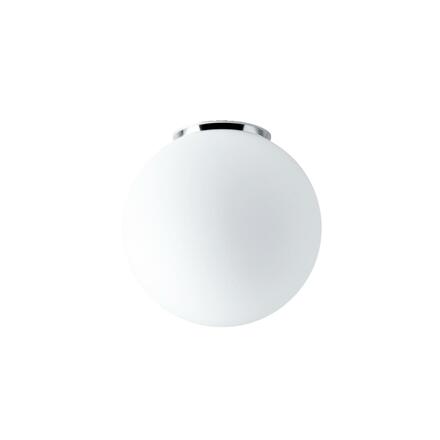 OSMONT STY45001 STYX 3 stropní/nástěnné skleněné svítidlo chrom / bílá IP65 25W E27