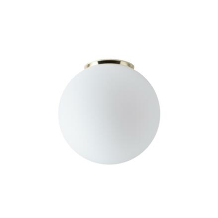 OSMONT STY45002 STYX 3 stropní/nástěnné skleněné svítidlo mosaz leštěná / bílá IP65 25W E27