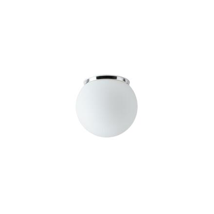 OSMONT STY61723 STYX 1 stropní/nástěnné skleněné svítidlo chrom / bílá IP65 4000 K 8W LED