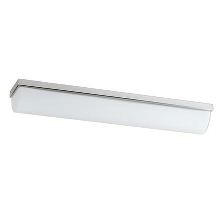 OSMONT SYL51422 SYLVIA 1 stropní/nástěnné skleněné svítidlo nerez leštěná / bílá IP44 3000 K 18W LED