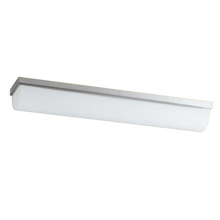 OSMONT SYL51923 SYLVIA 1 stropní/nástěnné skleněné svítidlo nerez broušená / bílá IP44 4000 K 18W LED