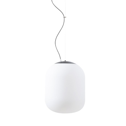 OSMONT TAN62366 TANIA L2 HP závěsné skleněné svítidlo černá / bílá IP40 3000 K 58W LED DALI