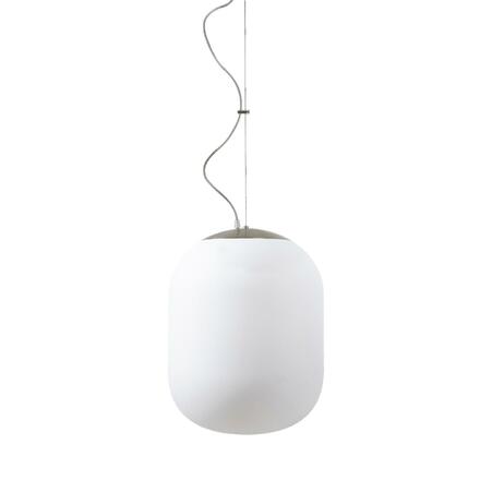 OSMONT TAN62376 TANIA L2 HP závěsné skleněné svítidlo nerez broušená / bílá IP40 3000 K 59W LED