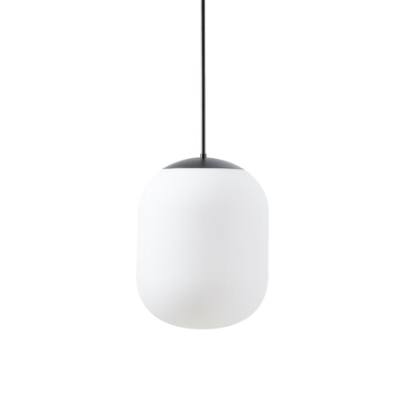OSMONT TAN62752 TANIA P1 HP závěsné skleněné svítidlo černá / bílá IP40 4000 K 52W LED