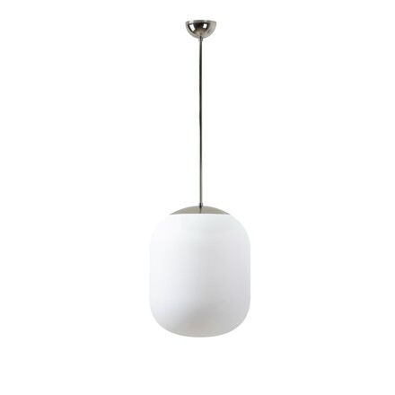 OSMONT TAN66424 TANIA P1 závěsné skleněné svítidlo nerez leštěná / bílá IP40 3000 K 27W LED