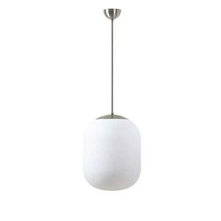 OSMONT TAN66431 TANIA P1 závěsné skleněné svítidlo nerez broušená / bílá IP40 3000 K 27W LED