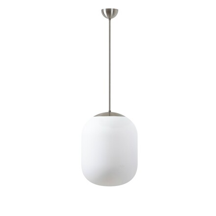 OSMONT TAN66432 TANIA P1 závěsné skleněné svítidlo nerez broušená / bílá IP40 3000 K 27W LED