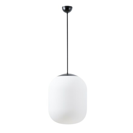 OSMONT TAN66456 TANIA P2 závěsné skleněné svítidlo černá / bílá IP40 3000 K 41W LED