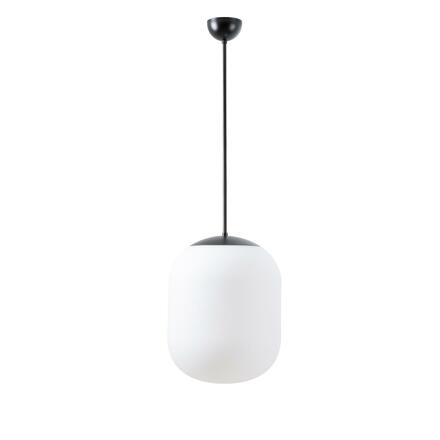OSMONT TAN66901 TANIA P1 závěsné skleněné svítidlo černá / bílá IP40 4000 K 27W LED