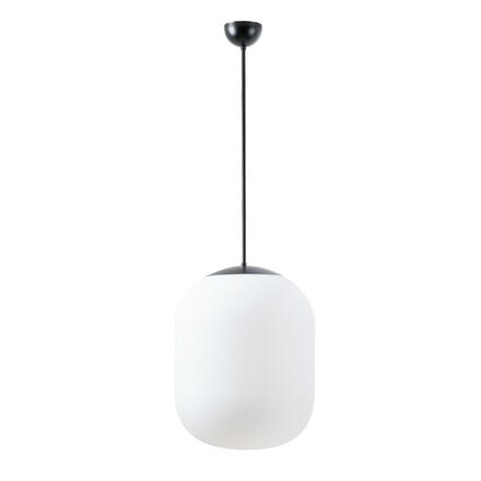 OSMONT TAN66959 TANIA P2 závěsné skleněné svítidlo černá / bílá IP40 4000 K 41W LED