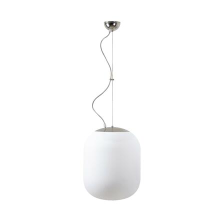 OSMONT TAN67312 TANIA L1 závěsné skleněné svítidlo nerez leštěná / bílá IP40 3000 K 27W LED