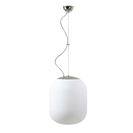 OSMONT TAN67338 TANIA L2 závěsné skleněné svítidlo nerez leštěná / bílá IP40 3000 K 41W LED