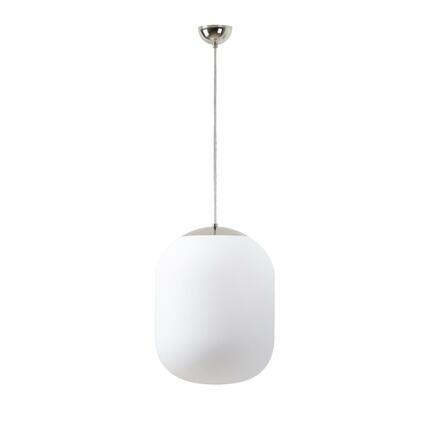 OSMONT TAN67356 TANIA S1 závěsné skleněné svítidlo nerez leštěná / bílá IP40 3000 K 27W LED