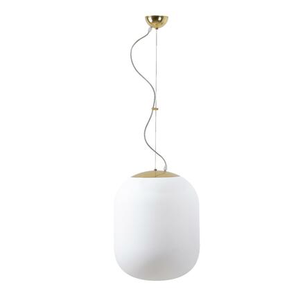 OSMONT TAN67834 TANIA L2 závěsné skleněné svítidlo mosaz leštěná / bílá IP40 4000 K 41W LED DALI