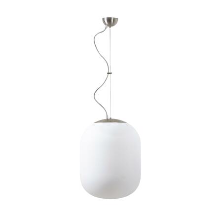 OSMONT TAN67844 TANIA L2 závěsné skleněné svítidlo nerez broušená / bílá IP40 4000 K 41W LED