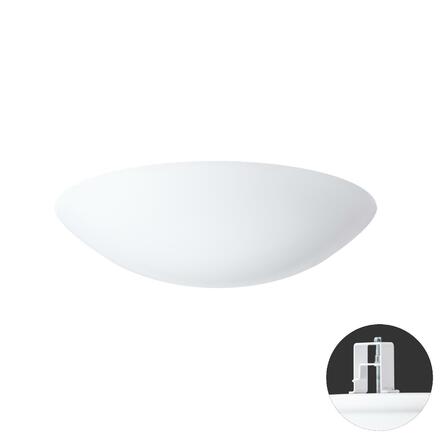 OSMONT TIT65061 TITAN V3 stropní/nástěnné plastové polovestavné svítidlo bílá IP44 3000 K 54W LED HF