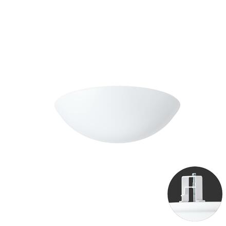 OSMONT TIT65511 TITAN V1 stropní/nástěnné plastové polovestavné svítidlo bílá IP44 4000 K 13W LED HF