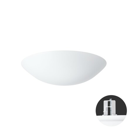 OSMONT TIT65526 TITAN V2 stropní/nástěnné plastové polovestavné svítidlo bílá IP44 4000 K 34W LED DALI