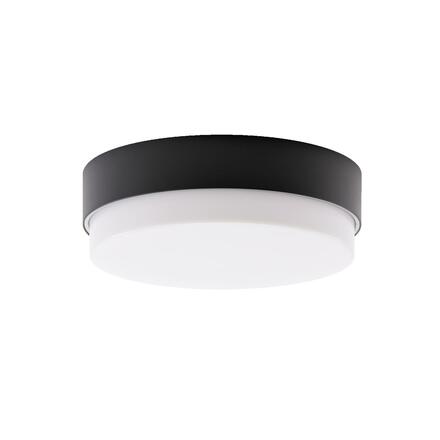 OSMONT TRI53534 TRITON 2 stropní/nástěnné průmyslové plastové svítidlo černá / bílá IP65 25W E27 HF