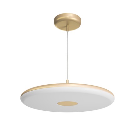 OSMONT ZET60066 ZETA ST2 FP závěsné plastové svítidlo zlatá / bílá IP40 3000 K 38W LED