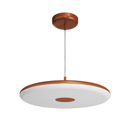 OSMONT ZET60070 ZETA ST2 FP závěsné plastové svítidlo terakota / bílá IP40 3000 K 38W LED